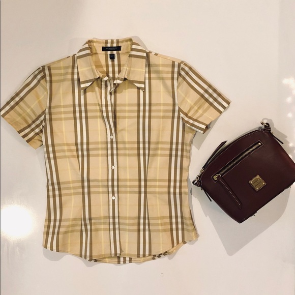 Burberry Tops - Burberry short sleeve collared shirt